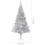 Árbol de Navidad artificial con soporte plateado PET 240 cm de vidaXL, Arboles de navidad - Ref: Foro24-329188, Precio: 80,99...