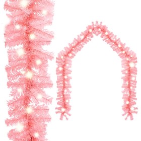 Guirnalda de Navidad con luces LED rosa 5 m de vidaXL, Luces de Navidad - Ref: Foro24-329198, Precio: 16,55 €, Descuento: %