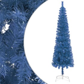 Blue slim Christmas tree 150 cm by vidaXL, Christmas trees - Ref: Foro24-329223, Price: 34,99 €, Discount: %