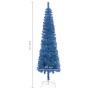 Blue slim Christmas tree 180 cm by vidaXL, Christmas trees - Ref: Foro24-329224, Price: 33,99 €, Discount: %