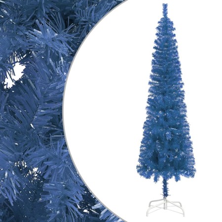 Blauer schlanker Weihnachtsbaum 240 cm von vidaXL, Weihnachtsbäume - Ref: Foro24-329226, Preis: 44,47 €, Rabatt: %