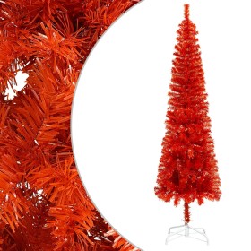 Árbol de Navidad delgado rojo 180 cm de vidaXL, Arboles de navidad - Ref: Foro24-329229, Precio: 42,99 €, Descuento: %