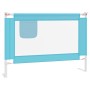 Child bed safety rail blue fabric 90x25 cm by vidaXL, Safety railings - Ref: Foro24-10207, Price: 44,24 €, Discount: %