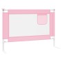 Barandilla de seguridad cama de niño tela rosa 90x25 cm de vidaXL, Barandillas de seguridad - Ref: Foro24-10198, Precio: 36,0...