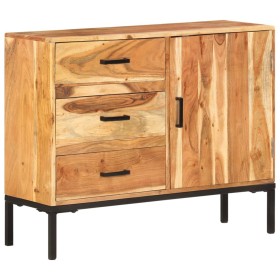 Solid acacia wood sideboard 88x30x73 cm by vidaXL, Sideboards - Ref: Foro24-329247, Price: 234,79 €, Discount: %