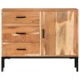 Solid acacia wood sideboard 88x30x73 cm by vidaXL, Sideboards - Ref: Foro24-329247, Price: 234,99 €, Discount: %