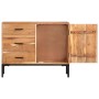 Solid acacia wood sideboard 88x30x73 cm by vidaXL, Sideboards - Ref: Foro24-329247, Price: 234,99 €, Discount: %