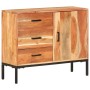 Solid acacia wood sideboard 88x30x73 cm by vidaXL, Sideboards - Ref: Foro24-329247, Price: 234,99 €, Discount: %