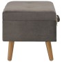 Storage stools 3 pieces gray velvet by vidaXL, Benches for halls and storage - Ref: Foro24-329256, Price: 141,52 €, Discount: %