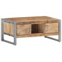 Mesa de centro de madera de mango rugosa 95x50x40 cm de vidaXL, Mesas de centro - Ref: Foro24-323489, Precio: 203,99 €, Descu...