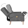 Light Gray Fabric Reclining Massage Chair by vidaXL, Electric massage chairs - Ref: Foro24-329268, Price: 187,49 €, Discount: %