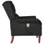 Sillón de masaje reclinable de terciopelo negro de vidaXL, Sillones de masaje eléctricos - Ref: Foro24-329296, Precio: 183,99...