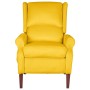 Yellow Velvet Reclining Massage Chair by vidaXL, Electric massage chairs - Ref: Foro24-329297, Price: 216,71 €, Discount: %