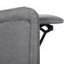 Sillón de masaje reclinable de tela gris claro de vidaXL, Sillones de masaje eléctricos - Ref: Foro24-329330, Precio: 216,14 ...