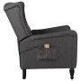 Dark Gray Fabric Reclining Massage Chair by vidaXL, Electric massage chairs - Ref: Foro24-329331, Price: 233,72 €, Discount: %