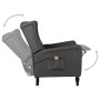 Sillón de masaje reclinable de tela gris oscuro de vidaXL, Sillones de masaje eléctricos - Ref: Foro24-329331, Precio: 233,72...