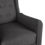 Sillón de masaje reclinable de tela gris oscuro de vidaXL, Sillones de masaje eléctricos - Ref: Foro24-329331, Precio: 233,72...