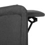 Sillón de masaje reclinable de tela gris oscuro de vidaXL, Sillones de masaje eléctricos - Ref: Foro24-329331, Precio: 233,72...