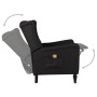 Black fabric reclining massage chair by vidaXL, Electric massage chairs - Ref: Foro24-329332, Price: 232,99 €, Discount: %