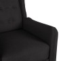 Sillón de masaje reclinable de tela negro de vidaXL, Sillones de masaje eléctricos - Ref: Foro24-329332, Precio: 232,22 €, De...