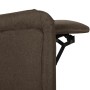 Dark Brown Fabric Reclining Massage Chair by vidaXL, Electric massage chairs - Ref: Foro24-329335, Price: 239,43 €, Discount: %