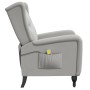 Light Gray Fabric Reclining Massage Chair by vidaXL, Electric massage chairs - Ref: Foro24-329352, Price: 229,99 €, Discount: %