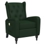 Sillón de masaje reclinable de terciopelo verde oscuro de vidaXL, Sillones de masaje eléctricos - Ref: Foro24-329354, Precio:...