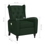 Sillón de masaje reclinable de terciopelo verde oscuro de vidaXL, Sillones de masaje eléctricos - Ref: Foro24-329354, Precio:...