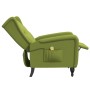 Sillón de masaje reclinable de terciopelo verde claro de vidaXL, Sillones de masaje eléctricos - Ref: Foro24-329355, Precio: ...