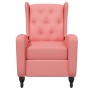 Sillón de masaje reclinable de terciopelo rosa de vidaXL, Sillones de masaje eléctricos - Ref: Foro24-329356, Precio: 251,99 ...