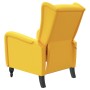 Sillón de masaje reclinable de terciopelo amarillo de vidaXL, Sillones de masaje eléctricos - Ref: Foro24-329359, Precio: 234...