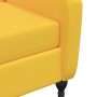 Sillón de masaje reclinable de terciopelo amarillo de vidaXL, Sillones de masaje eléctricos - Ref: Foro24-329359, Precio: 234...