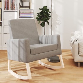 Light Gray Fabric Rocking Chair by vidaXL, Rocking chairs - Ref: Foro24-329415, Price: 149,99 €, Discount: %