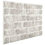 Paneles de pared 3D 10 uds EPS diseño de ladrillo gris claro de vidaXL, Recubrimiento de paredes - Ref: Foro24-332924, Precio...