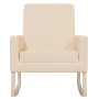 Cream fabric rocking chair by vidaXL, Rocking chairs - Ref: Foro24-329424, Price: 158,96 €, Discount: %