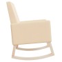 Cream fabric rocking chair by vidaXL, Rocking chairs - Ref: Foro24-329424, Price: 158,96 €, Discount: %