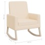 Cream fabric rocking chair by vidaXL, Rocking chairs - Ref: Foro24-329424, Price: 158,96 €, Discount: %