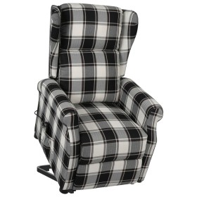 Sessellift aus braunem und weißem Stoff von vidaXL, Sessel - Ref: Foro24-329479, Preis: 318,99 €, Rabatt: %