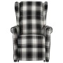 Sillón elevable de tela marrón y blanco de vidaXL, Sillones - Ref: Foro24-329479, Precio: 318,51 €, Descuento: %