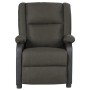 Sillón de masaje de cuero sintético y tela gris oscuro de vidaXL, Sillones de masaje eléctricos - Ref: Foro24-329497, Precio:...