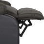 Sillón de masaje de cuero sintético y tela gris oscuro de vidaXL, Sillones de masaje eléctricos - Ref: Foro24-329497, Precio:...