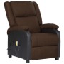 Dark Brown Faux Leather and Fabric Massage Chair by vidaXL, Electric massage chairs - Ref: Foro24-329500, Price: 200,99 €, Di...