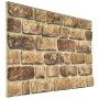 3D Wall Panels 10pcs Dark Sand EPS Brick Design by vidaXL, Wall covering - Ref: Foro24-332926, Price: 177,27 €, Discount: %