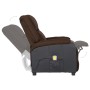 Dark Brown Faux Leather and Fabric Massage Chair by vidaXL, Electric massage chairs - Ref: Foro24-329500, Price: 200,99 €, Di...