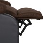 Dark Brown Faux Leather and Fabric Massage Chair by vidaXL, Electric massage chairs - Ref: Foro24-329500, Price: 200,99 €, Di...