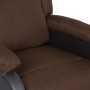 Dark Brown Faux Leather and Fabric Massage Chair by vidaXL, Electric massage chairs - Ref: Foro24-329500, Price: 200,99 €, Di...