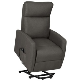 Sillón elevable tela gris oscuro de vidaXL, Sillones - Ref: Foro24-329606, Precio: 321,99 €, Descuento: %