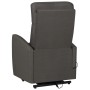 Sillón elevable tela gris oscuro de vidaXL, Sillones - Ref: Foro24-329606, Precio: 303,94 €, Descuento: %