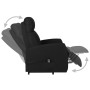 Black fabric lifting armchair by vidaXL, Armchairs - Ref: Foro24-329607, Price: 303,94 €, Discount: %