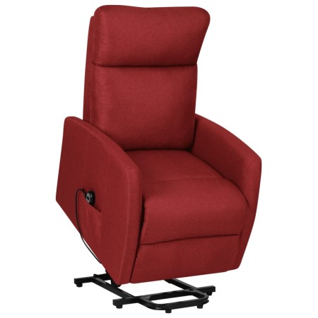 Sillón elevable tela rojo tinto de vidaXL, Sillones - Ref: Foro24-329608, Precio: 303,94 €, Descuento: %